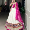 Aawiya 1661Wht Pure Rayon Wholesale Lehenga Catalog